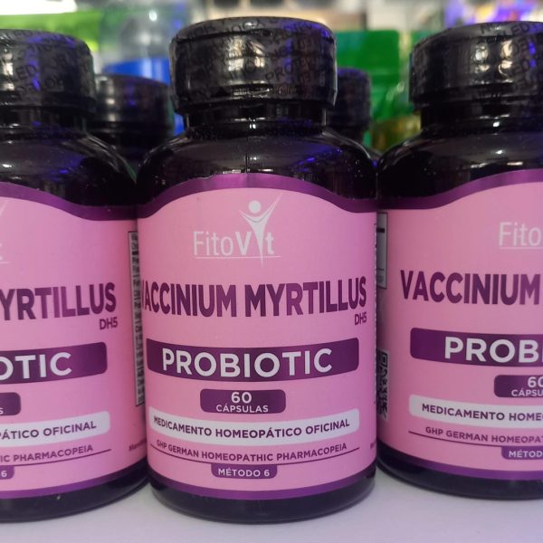 Vaccinium Myrtillus Probióticos Fitovit x 60 capsulas