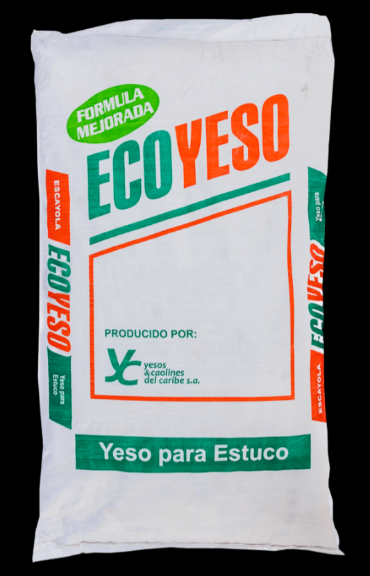 ECOYESO x25KG Saco de Ecoyeso de 25 kg para construcción, estucos y acabados en Boyacá.